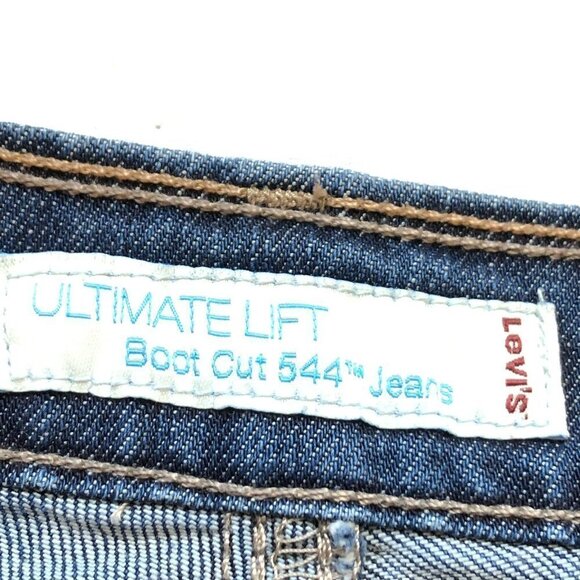 Levi's Stretch Boot Cut Women’s Levi’s 544 Ultimate Lift Jeans  Flare Size 16 - Picture 8 of 11